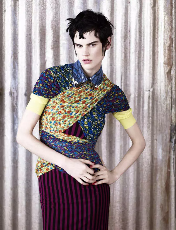 Saksia de Brauw de Ben Toms para Dazed & Confused Junio 2011