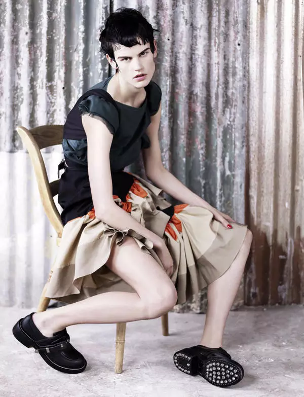 Saksia de Brauw de Ben Toms para Dazed & Confused Junio 2011