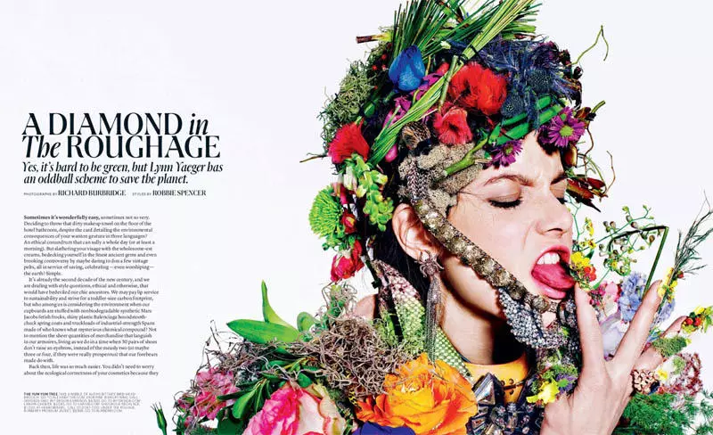 Tati Cotliar oleh Richard Burbridge untuk T Magazine Summer 2011