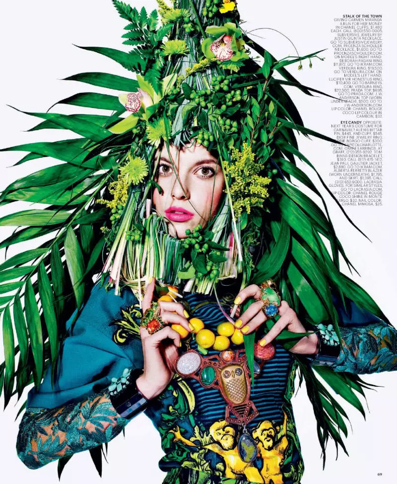 Tati Cotliar de Richard Burbridge per a T Magazine Summer 2011