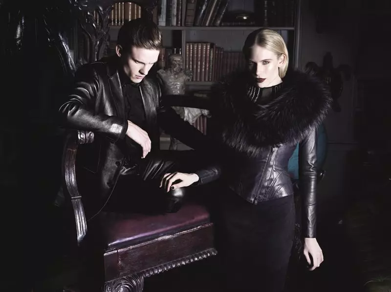 Masha, Nadine at Tuuli Are Dark Beauties for Jitrois' Fall 2012 Campaign by Rankin