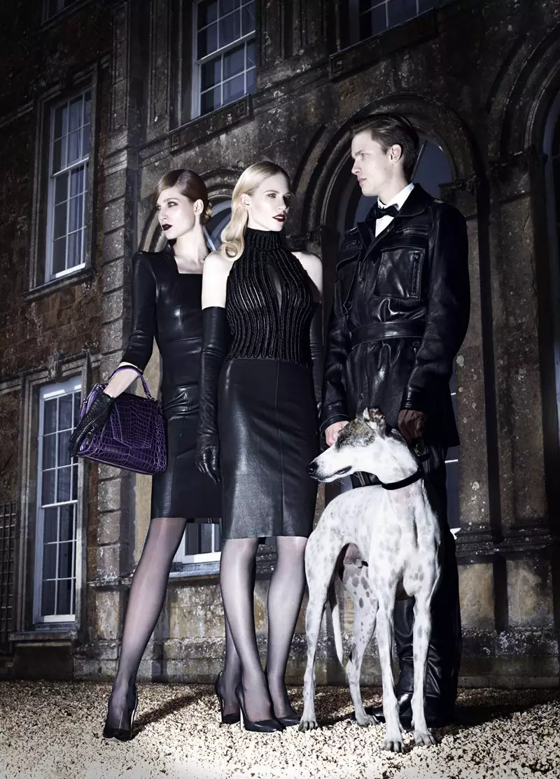 Masha၊ Nadine နှင့် Tuuli တို့သည် Rankin မှ Jitrois' Fall 2012 Campaign အတွက် Dark Beauties များဖြစ်သည်