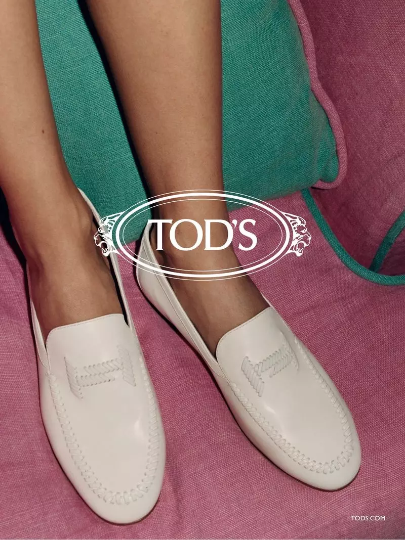 Immaġini mill-kampanja ta' reklamar Tod's resort 2020