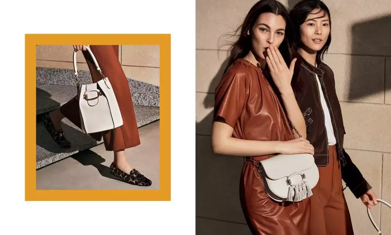 Vittoria Ceretti e Liu Wen protagonizan a campaña primavera-verán 2019 de Tod's