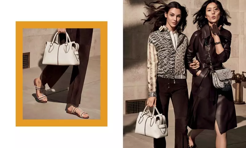 Una imagen de la campaña publicitaria de primavera de 2019 de Tod's