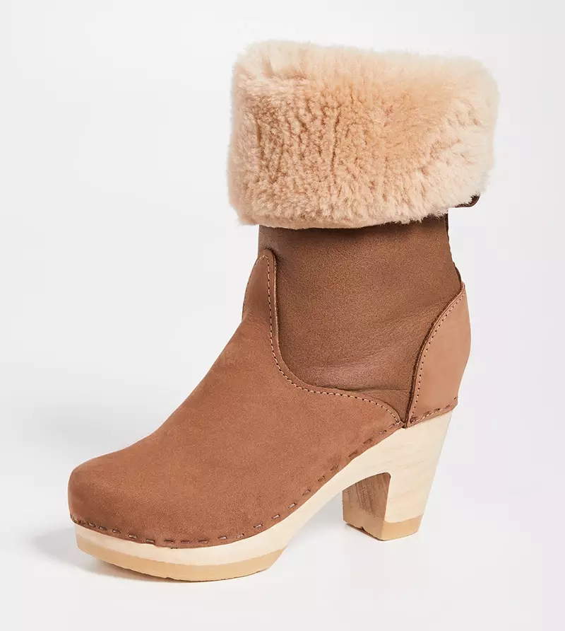 Nr. 6 Trek aan Shearling High Boot $ 420