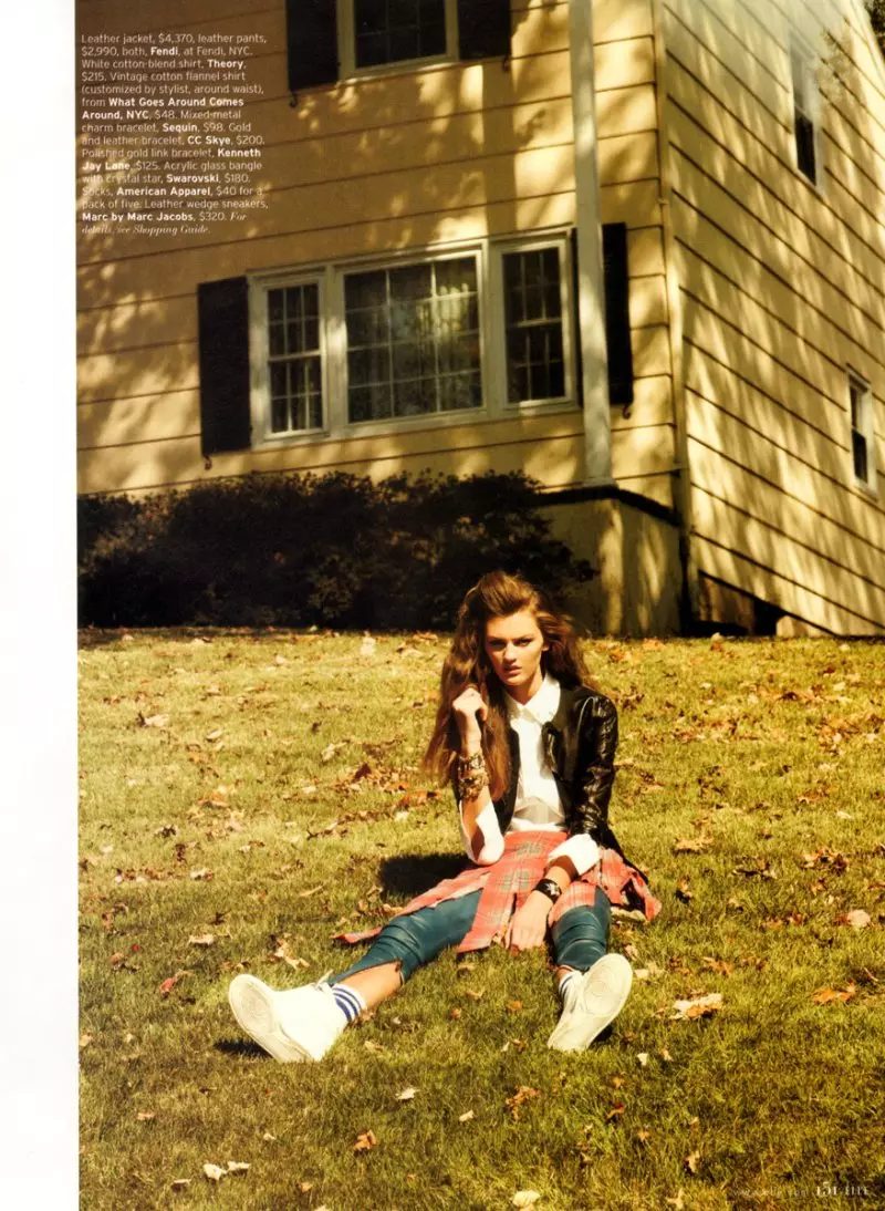 Ali Stephens de Bruno Staub para Elle US