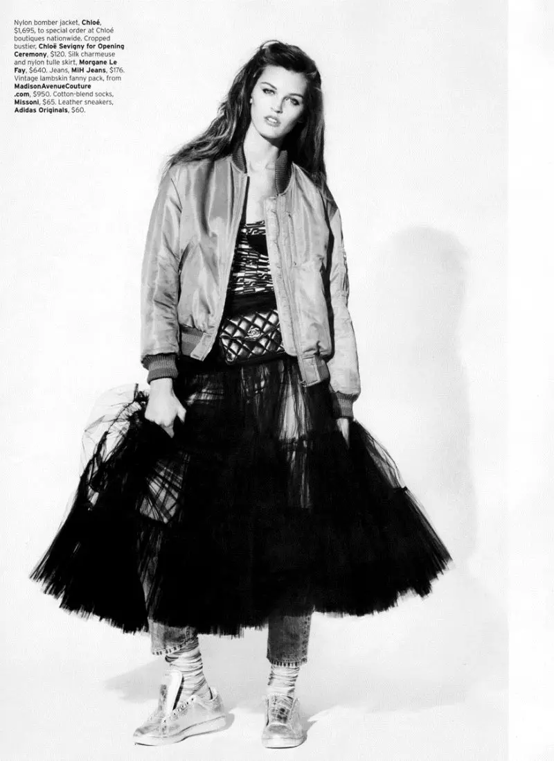 Ali Stephens de Bruno Staub para Elle US