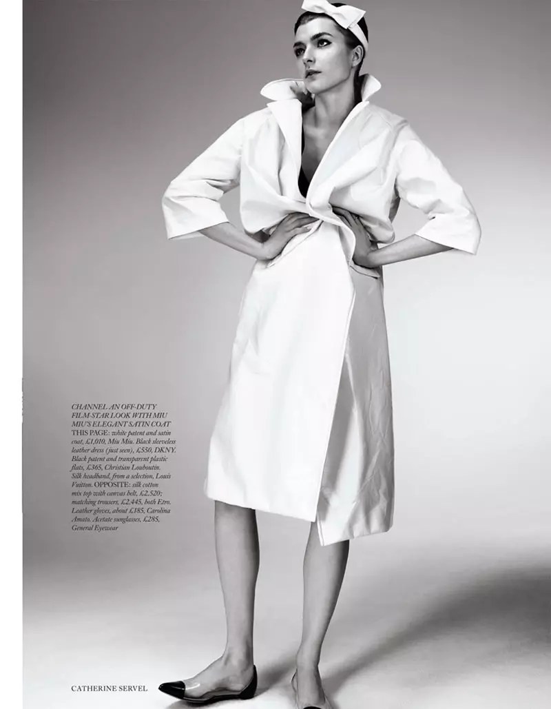 Zen Sevastyanova krijt mod foar Harper's Bazaar UK maart 2013 troch Catherine Servel