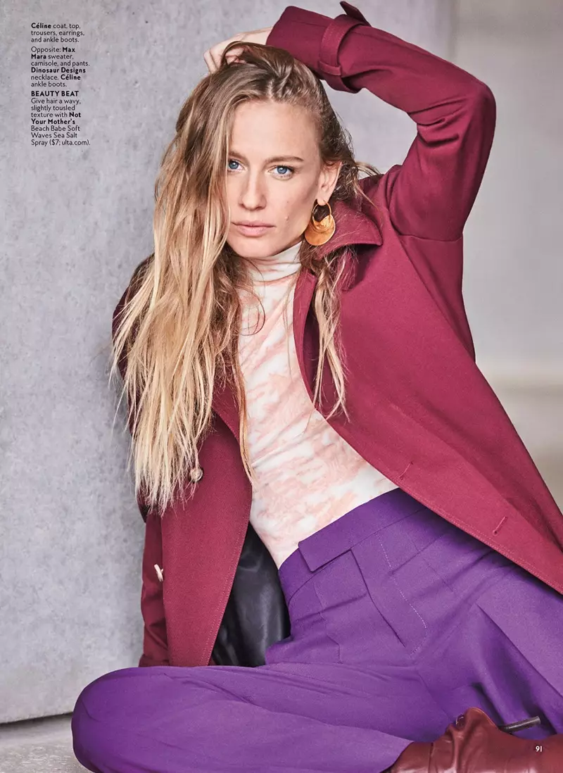 Natasa Vojnovic Poses in Elegantly Relaxed Looks for InStyle