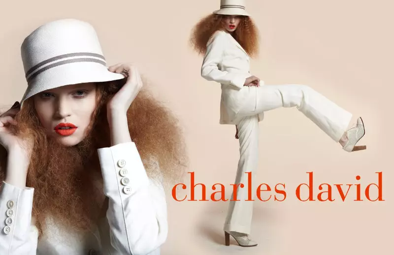 Charles David 2011 春季廣告大片 |弗朗切斯科·卡羅齊尼的路易莎·比安欽