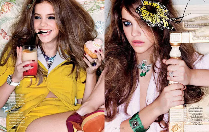 Barbara Palvin di Eric Maillet per Vogue Russia dicembre 2010