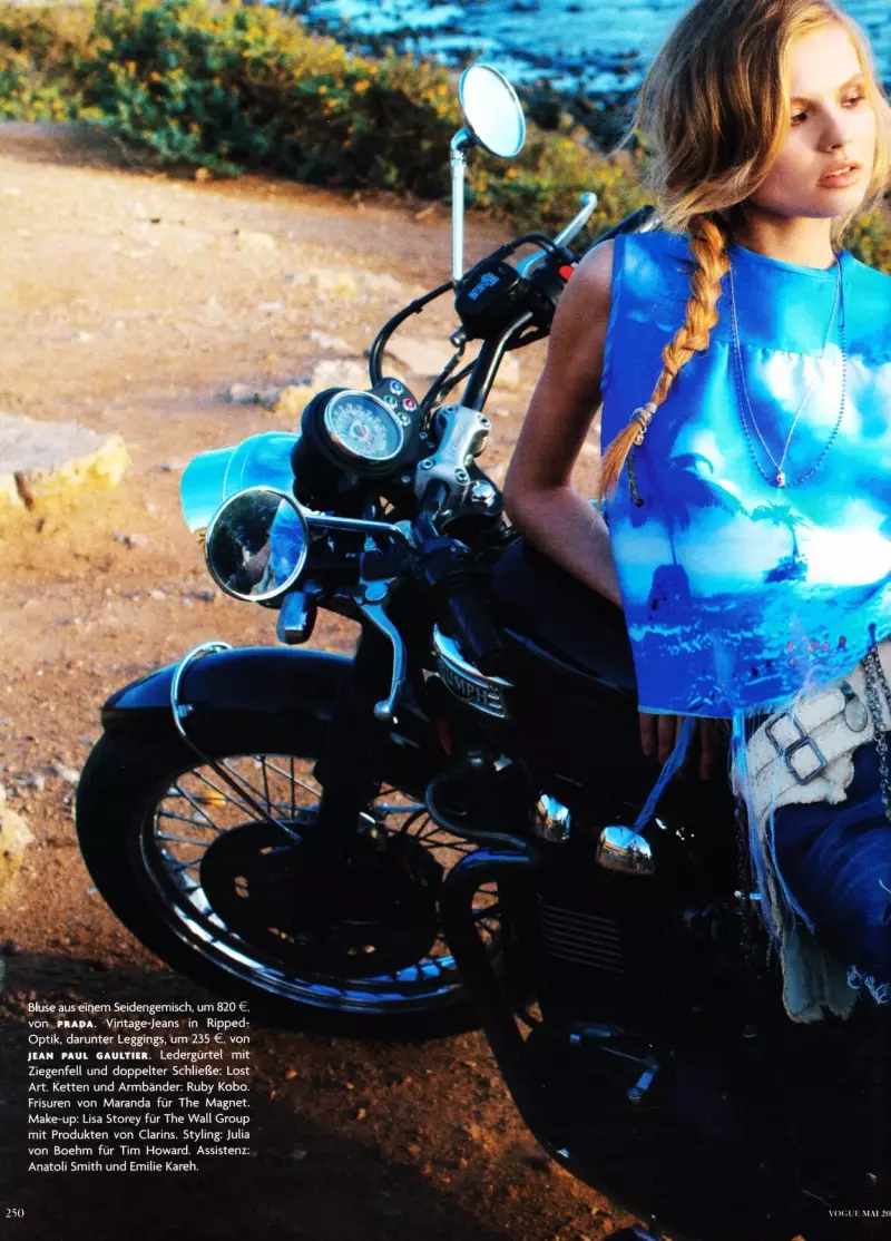 Magdalena Frackowiak ni Horst Diekgerdes | Vogue Germany Mayo 2010