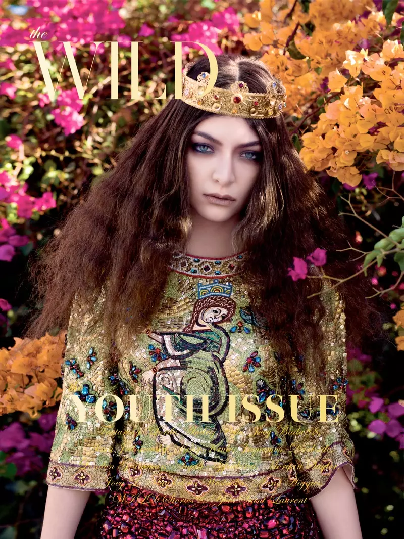 Lorde o shebahala joalo ka Royalty bakeng sa The Wild Magazine ka Stevie le Mada