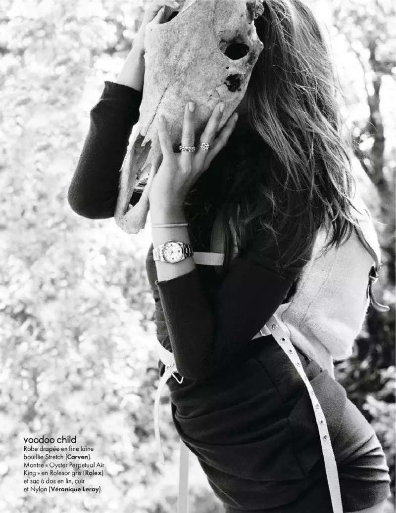 Tallulah Morton di Lee Broomfield per Elle France, luglio 2011