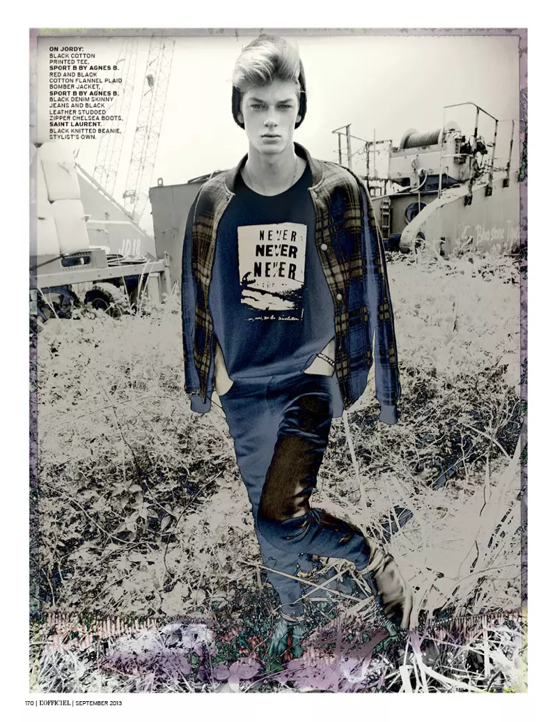 Helena Greyhorse v filmu L'Officiel Singapore Grungy September Shoot