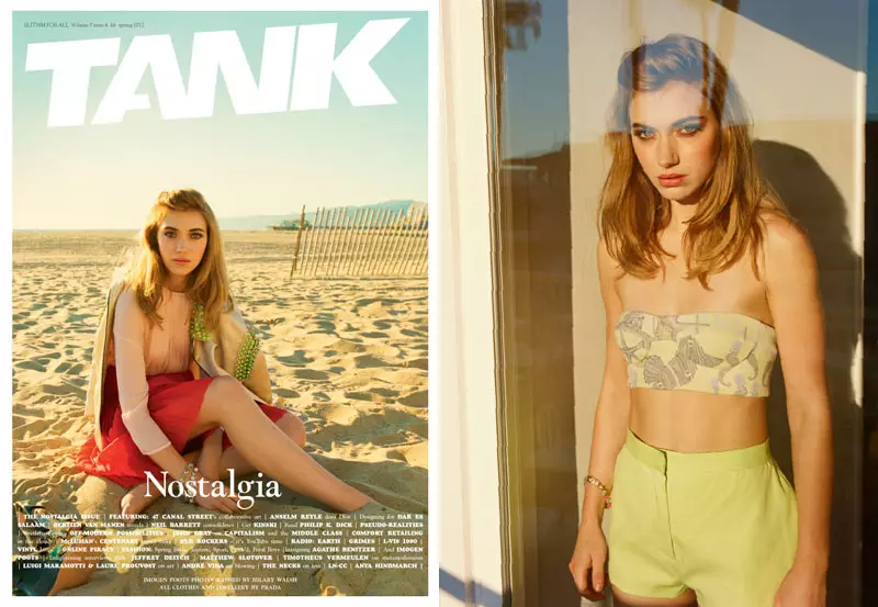 Imogen Poots par Hilary Walsh pour Tank Spring 2012