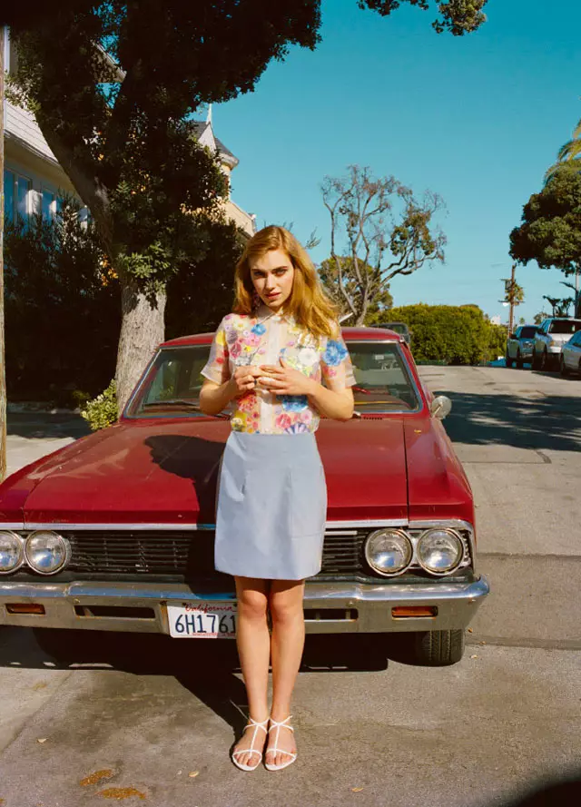 Imogen Poots ni Hilary Walsh para sa Tank Spring 2012