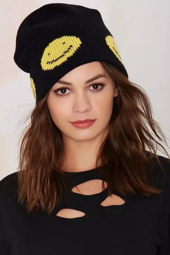 Nasty Gal All Smiles Beanie