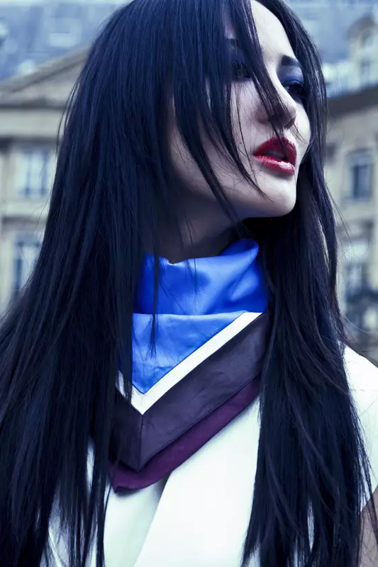 Ling Ling Kong Sleek di Céline pikeun L'Officiel China Séptémber 2012 ku Michelle Du Xuan