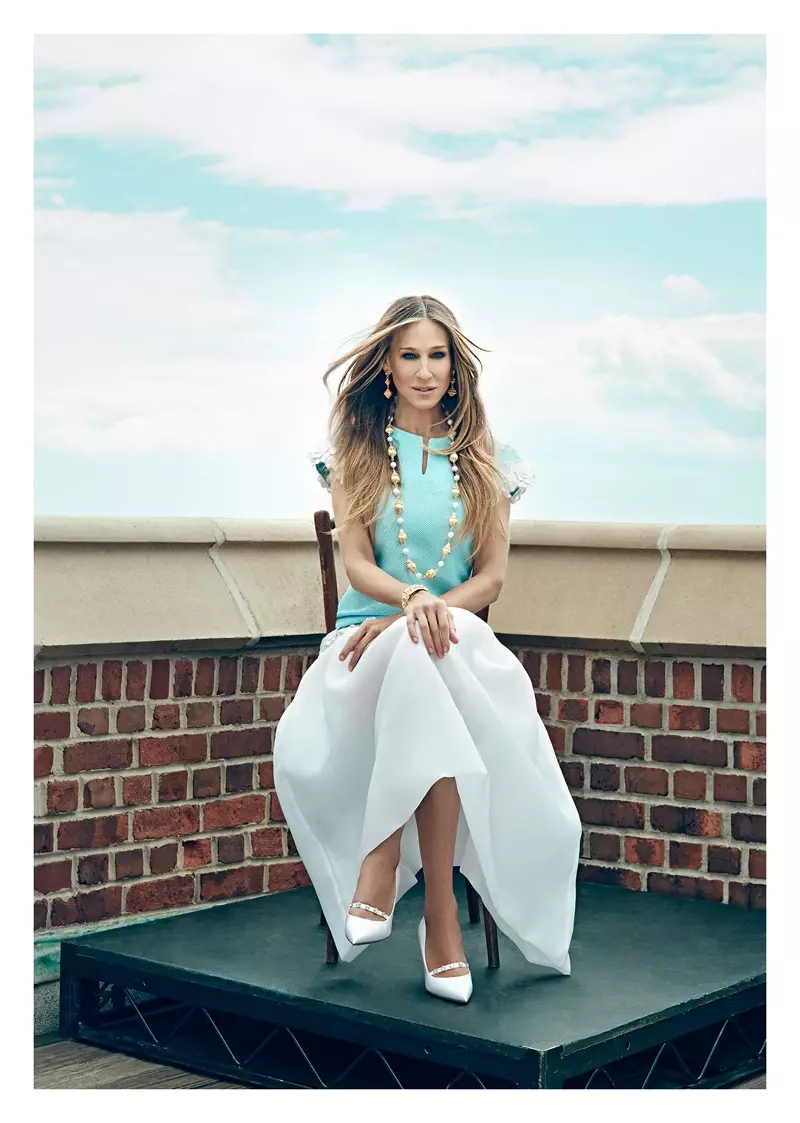 Sarah Jessica Parker Wears Shoe Collection i anaZahra Shoot av An Le