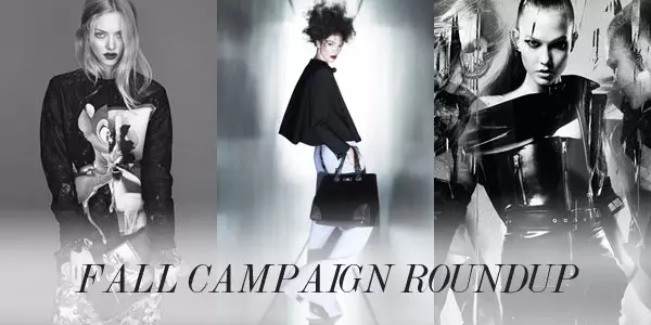 Ho tloha Saint Laurent ho ea Armani: A Roundup of the Fall Campaigns (Ho fihlela hajoale)