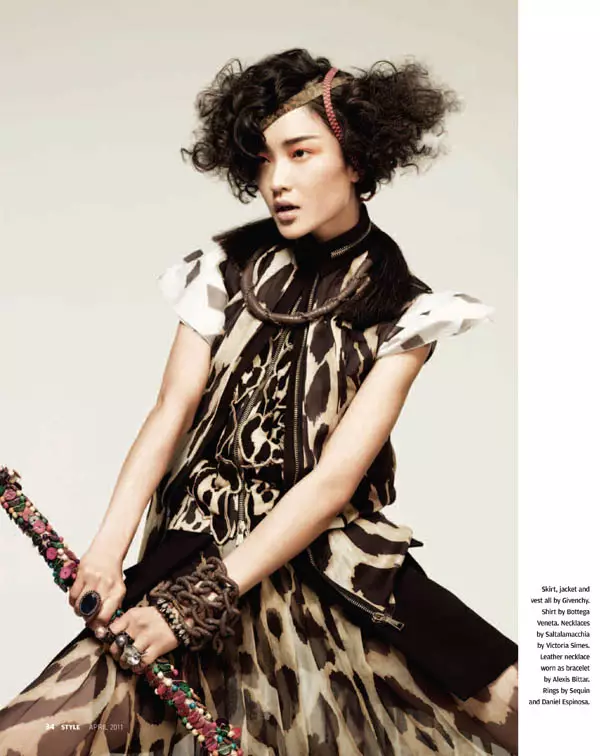 Du Juan por Zach Gold para Style SCMP Abril 2011