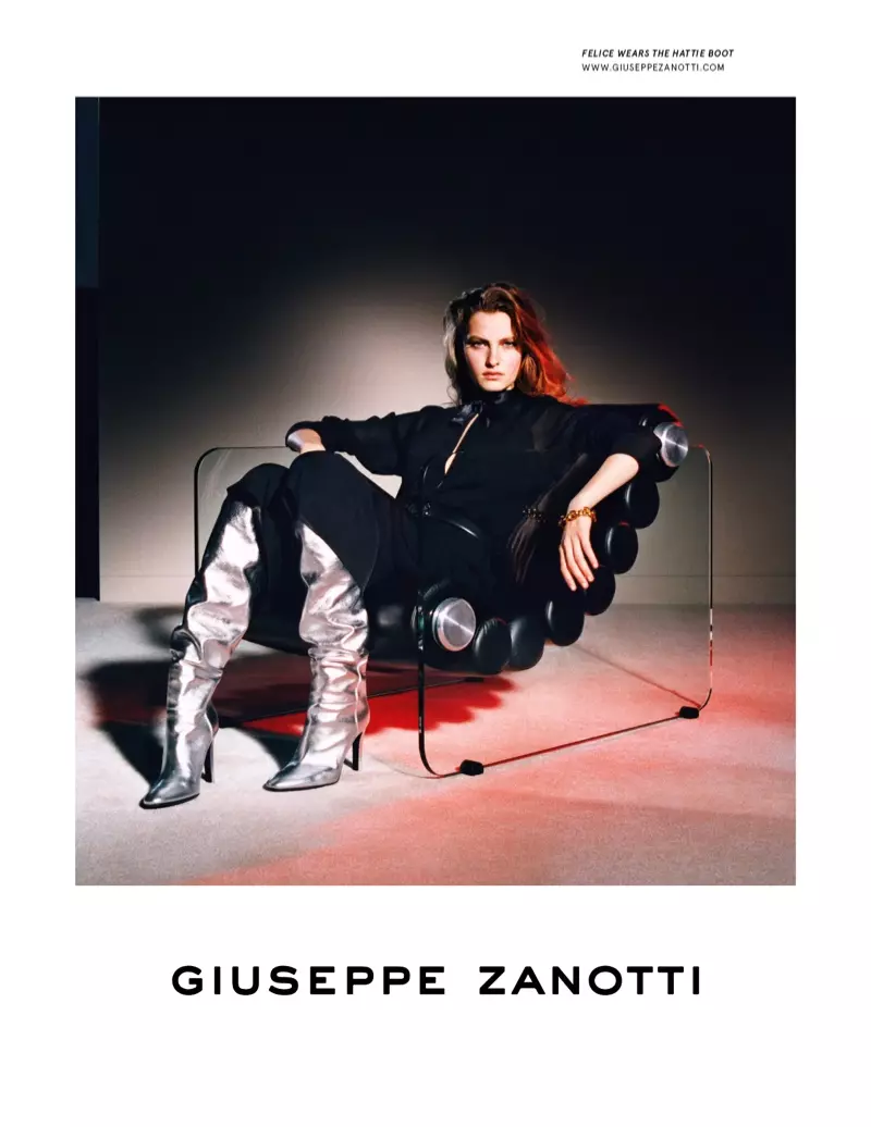 Felice Noordhoff yana gaban Giuseppe Zanotti kamfen-hunturu 2019