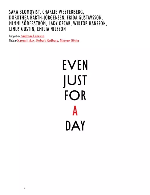 Bon Magazine | Even Just for a Day av Andreas Larsson