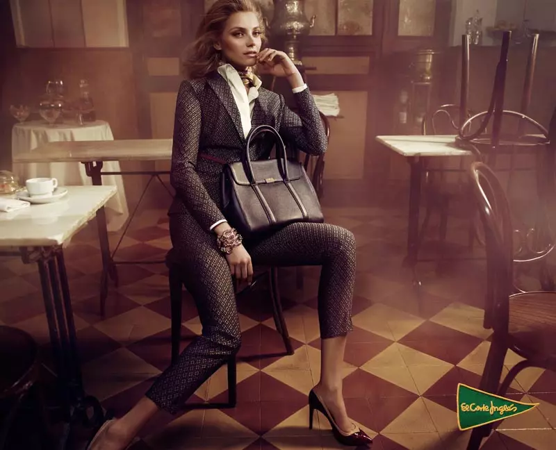 Anna Jagodzinska Stars muEl Corte Ingles' Fall 2012 Campaign naHunter & Gatti