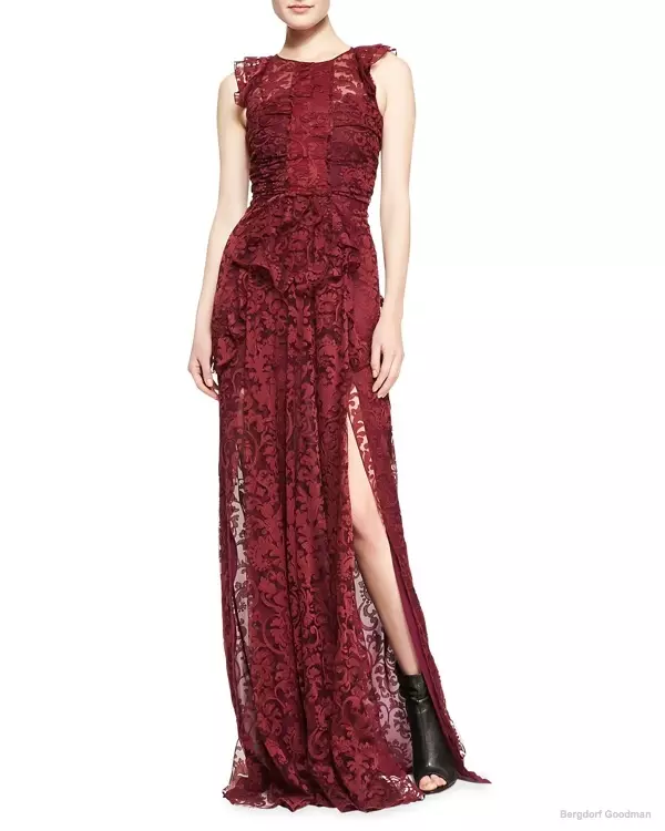 Burberry Prorsum Gown Lace-Lace-Lace ah oo laga heli karo Bergdorf Goodman $3,300.00