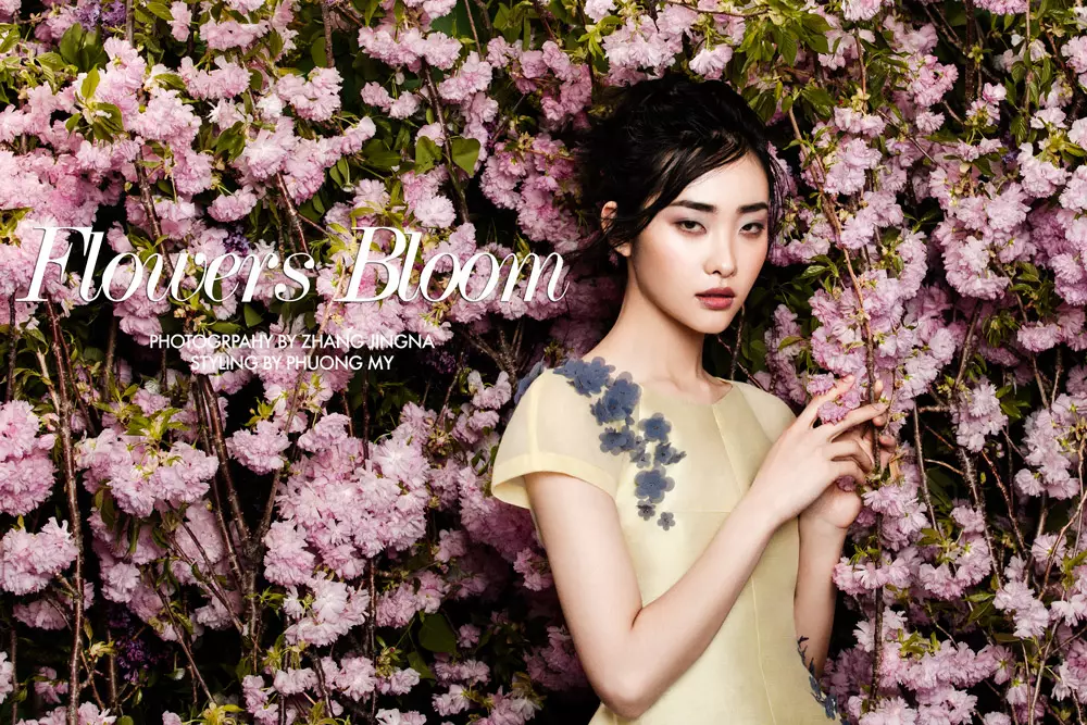 Eksklusif FGR | Kwak Ji Young oleh Zhang Jingna dalam “Flowers Bloom”