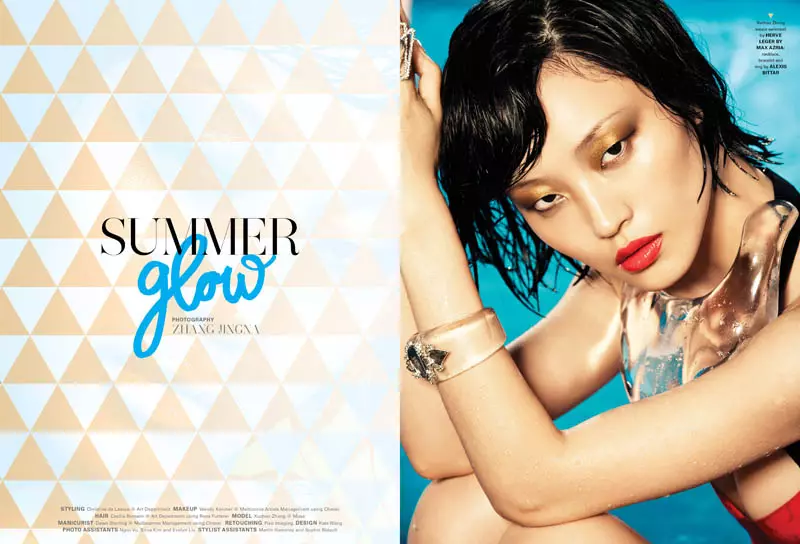 Xuchao Zhang od Zhang Jingne u "Summer Glow" za Fashion Gone Rogue