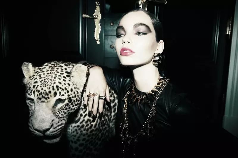 Gabrielle is Feline Chic for Dress to Kill by Richard Bernardin