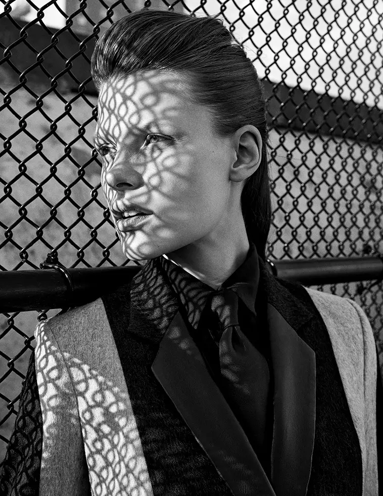 Bekah Jenkins Dons Menswear Inspired Style for Zoltan Tombor in Schon