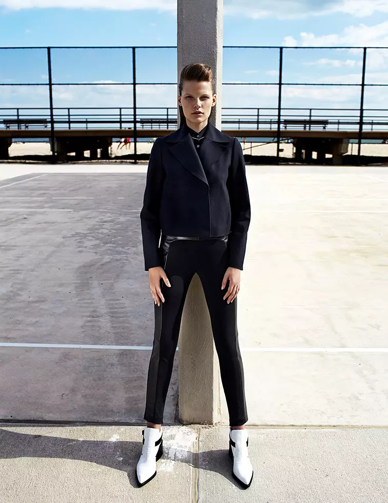 Bekah Jenkins Dons Menswear Inspired Style for Zoltan Tombor in Schon