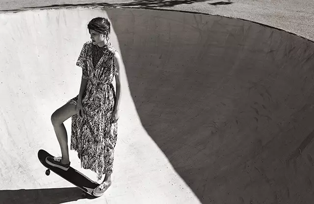 Kate Kondas is a Skater Chick for Elle Hungary by Zoltan Tombor