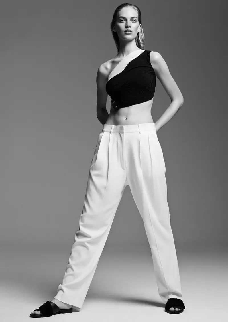 Vanessa Axente modelliert Minimal Style für Supernation #1 von Zoltan Tombor