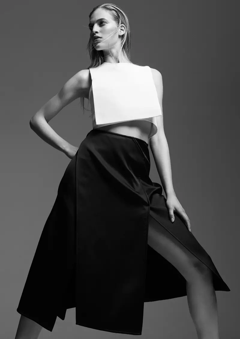 Vanessa Axente modelirala minimalni stil za Supernation #1 autora Zoltana Tombora