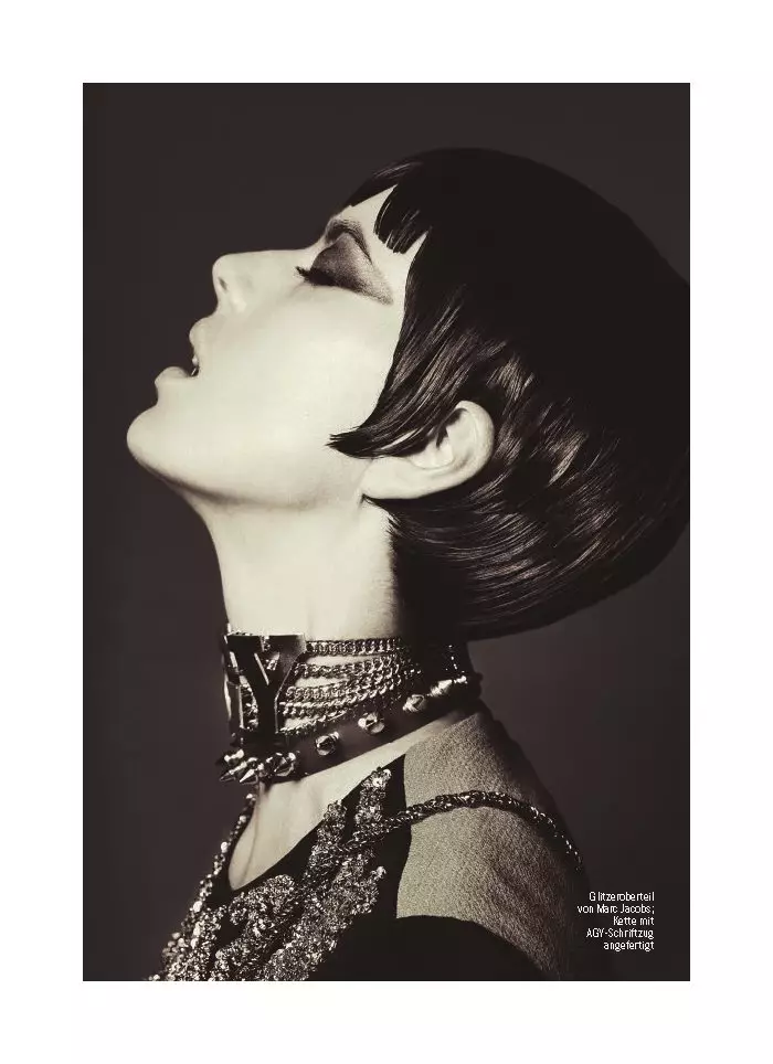 Agyness Deyn door Damon Baker voor Stern Magazine september 2011