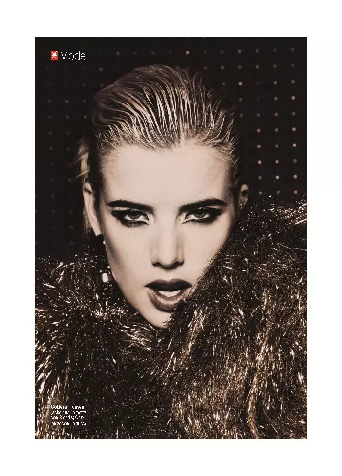 Agyness Deyn door Damon Baker voor Stern Magazine september 2011