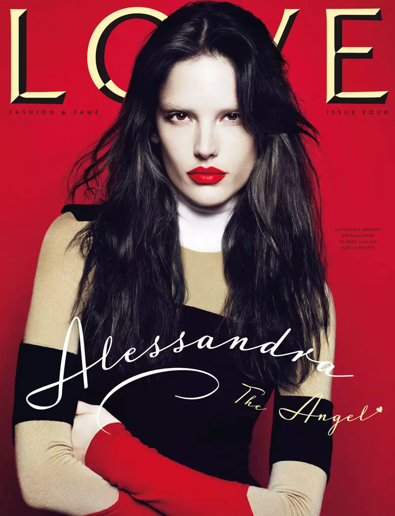 Coperți ale revistei LOVE #4 | Gisele, Alessandra, Agyness, Rosie, Lauren, Sienna & Kelly de Mert & Marcus