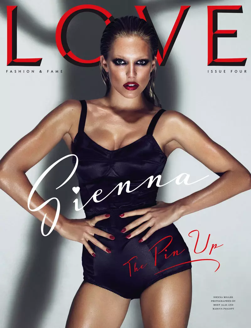 LOVE aldizkaria #4 azalak | Gisele, Alessandra, Agyness, Rosie, Lauren, Sienna & Kelly Mert & Marcus-en eskutik