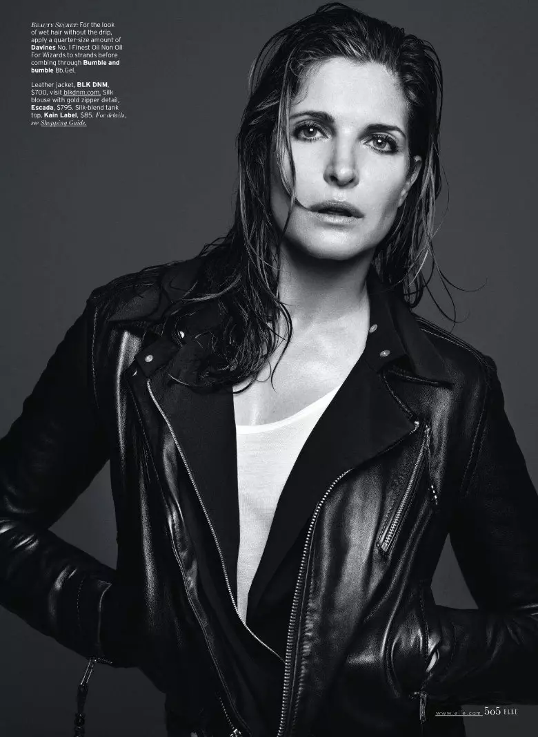 Stephanie Seymour od Horsta Diekgerdesa pre Elle US September 2011