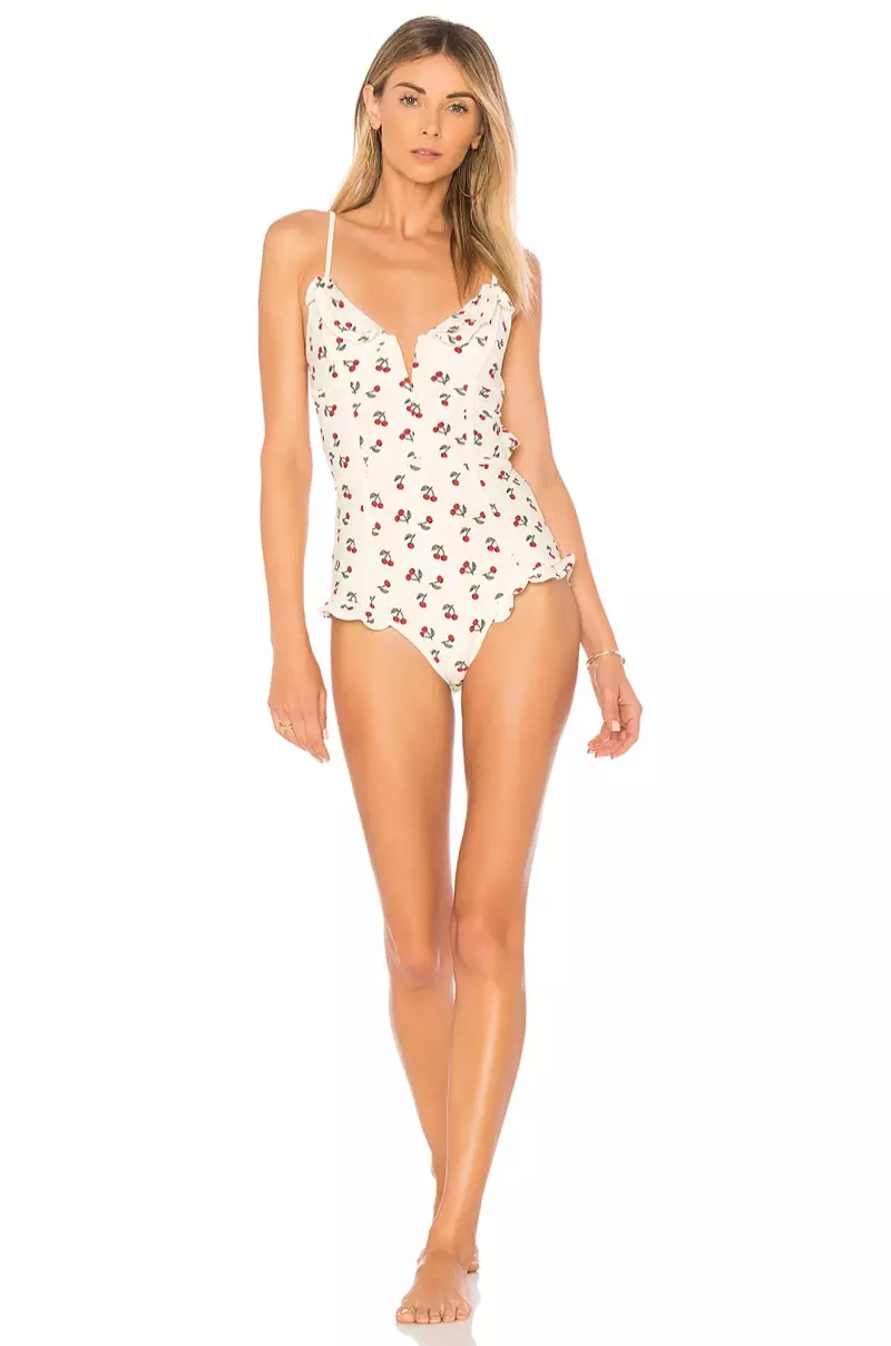 For Love & Lemons Mon Cheri One Piece Swimsuit $163