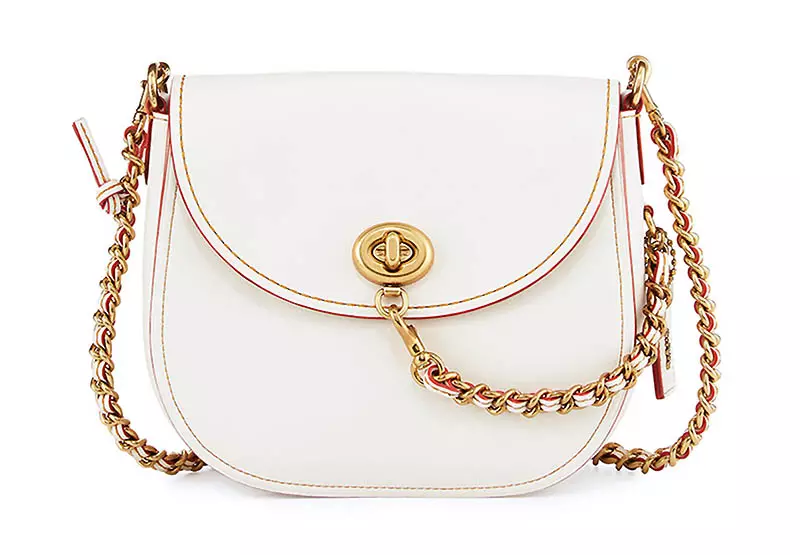 Coach 1941 ngesikhumba Turn-Lock Saddle Bag $248.57 (ngaphambili $495)