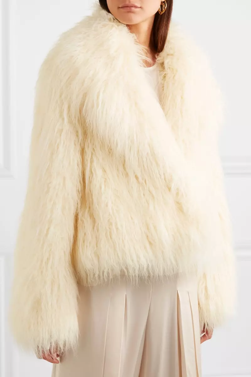 Stella McCartney Faux Shearling Coat $1625