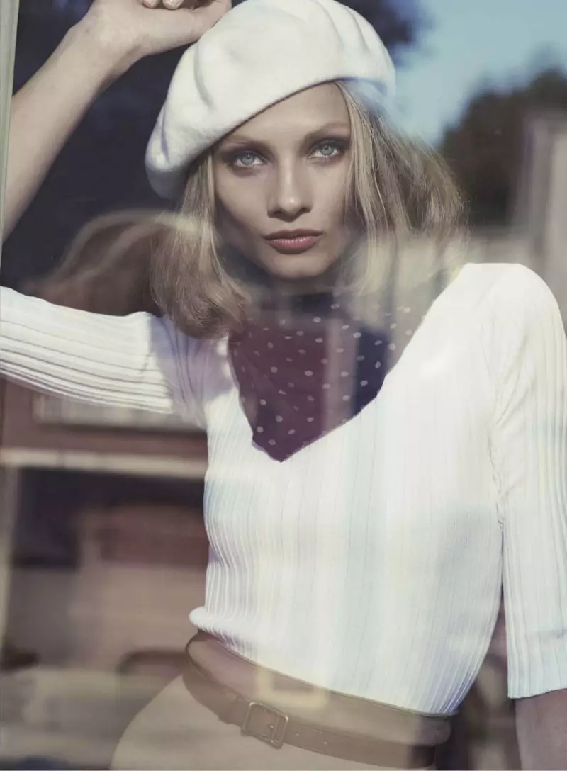 Harper's Bazaar US March 2010 | Anna Selezneva & Wes Bentley nke Peter Lindbergh dere