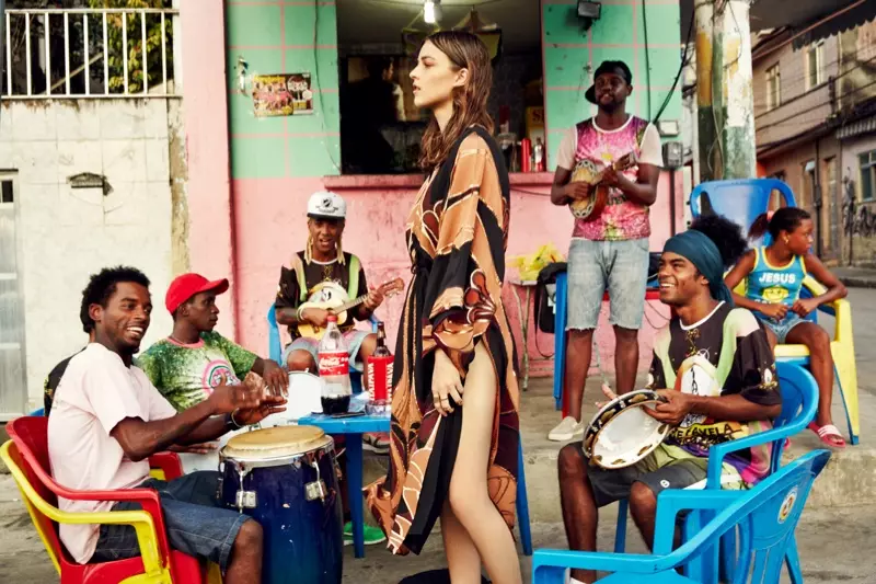 Melanie Werner åker till Rio för fotografering i Grazia Tyskland