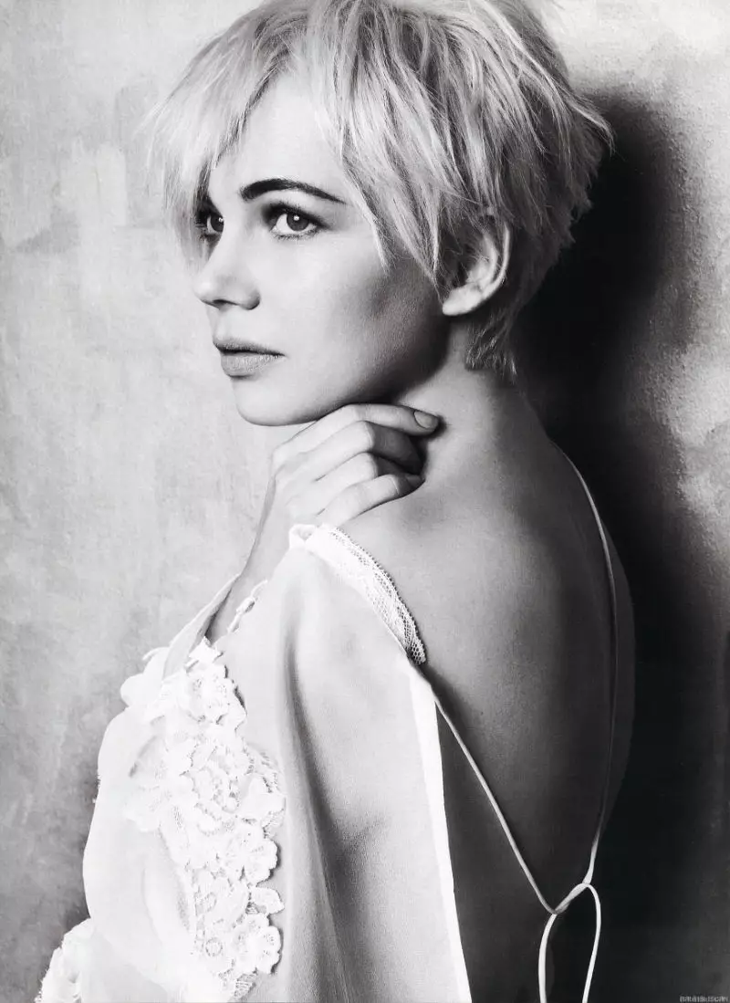 Michelle Williams do Marie Claire SAM Feabhra 2011 le Tesh